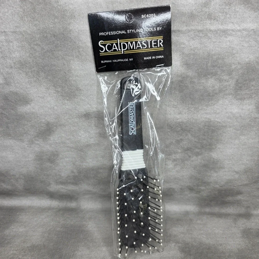 ScalpMaster # SC6203 Professional Hair Brush Vented Plastic Ball Tip Bristles
